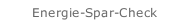 Energie-Spar-Check